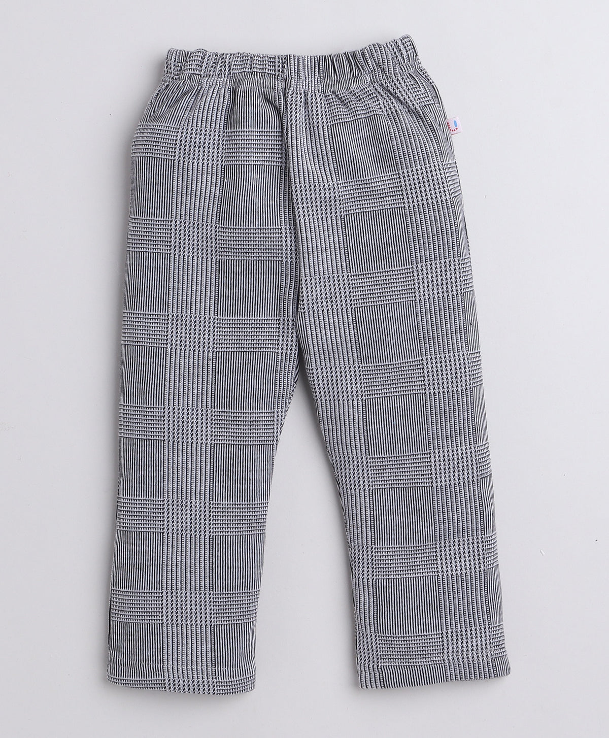 Bumzee Grey & White Formal Set, Full Sleeves, 100% Cotton