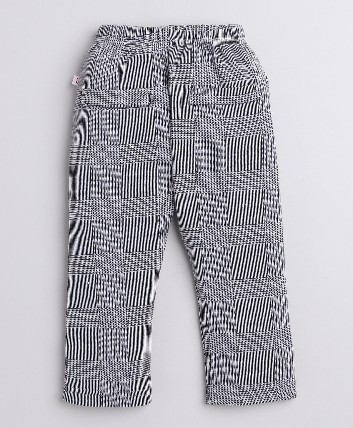 Bumzee Grey & White Formal Set, Full Sleeves, 100% Cotton