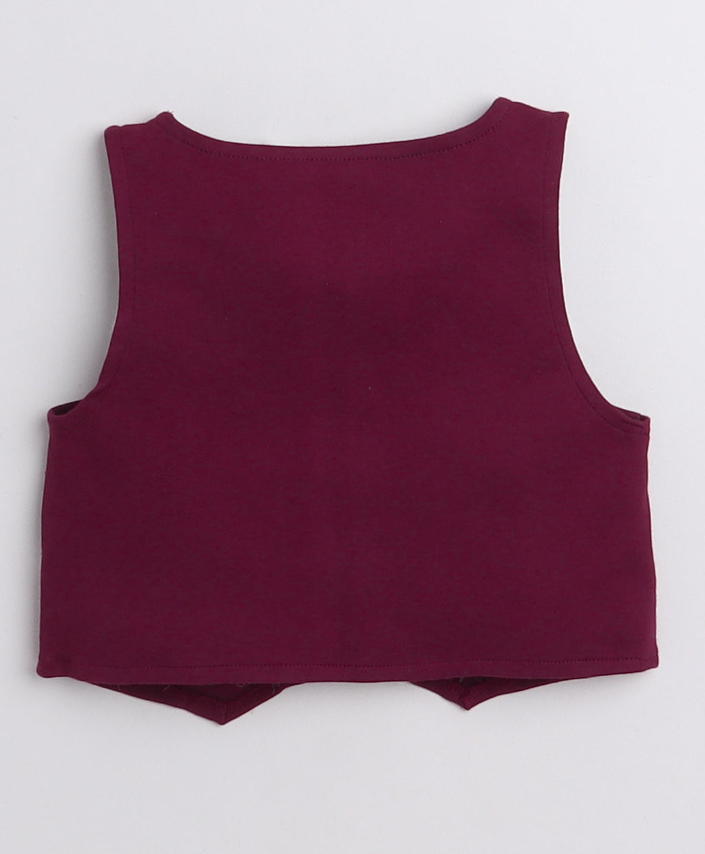 Bumzee Maroon & White Formal Set, Full Sleeves, 100% Cotton