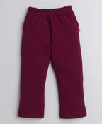Bumzee Maroon & White Formal Set, Full Sleeves, 100% Cotton