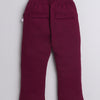 BUMZEE Maroon & White Boys Full Sleeves Shirt Waistcoat & Pant Set With Applique Bow