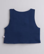 Bumzee Navy & White Formal Set, Full Sleeves, 100% Cotton