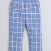 BUMZEE Sky Blue & White Boys Full Sleeves Shirt Waistcoat & Pant Set With Applique Bow