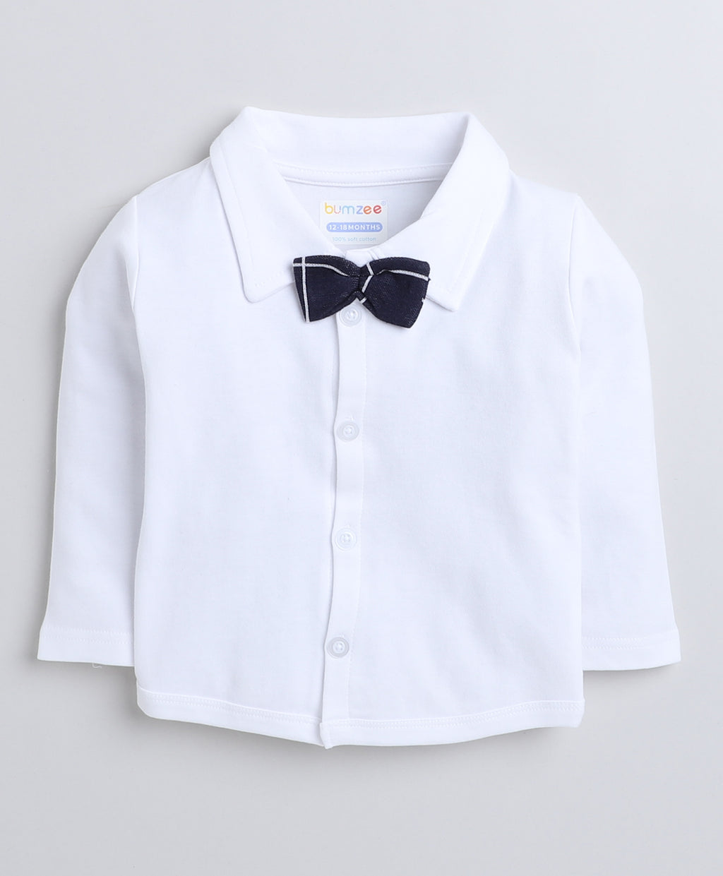 Navy & White Checked Shirt, Waistcoat & Pant Set, Full Sleeves, 100% Cotton