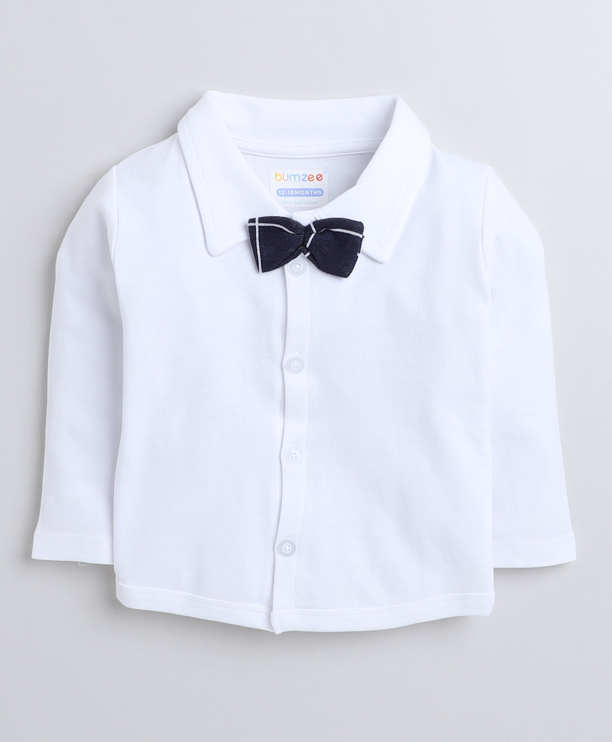 Navy & White Checked Shirt, Waistcoat & Pant Set, Full Sleeves, 100% Cotton