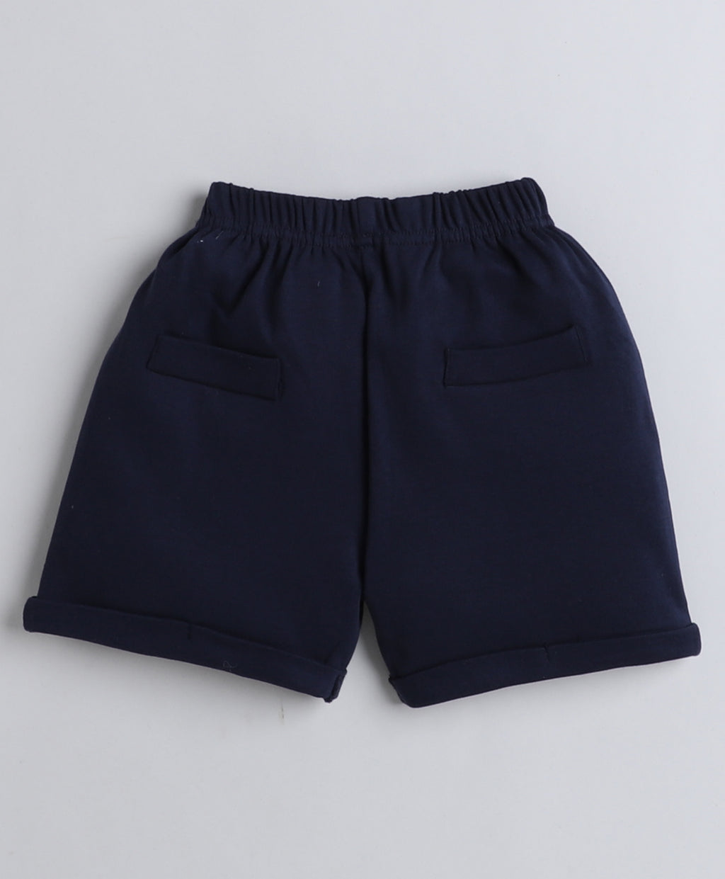 Bumzee Navy & Peach Formal Set, Full Sleeves, 100% Cotton