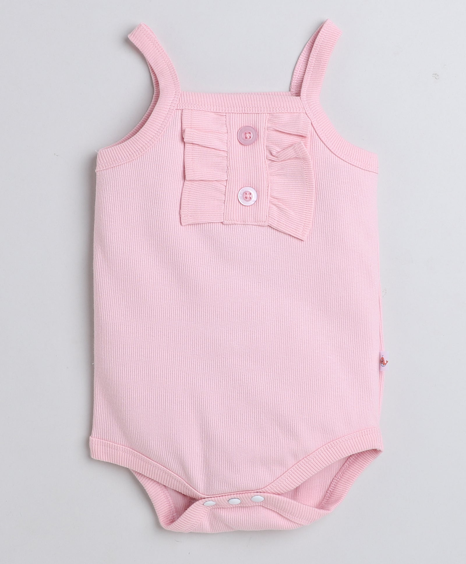 Girls 100% Cotton Floral Bodysuit & Skirt Set - Pink & White