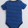 Boys 100% Cotton Animal Bodysuit - Blue
