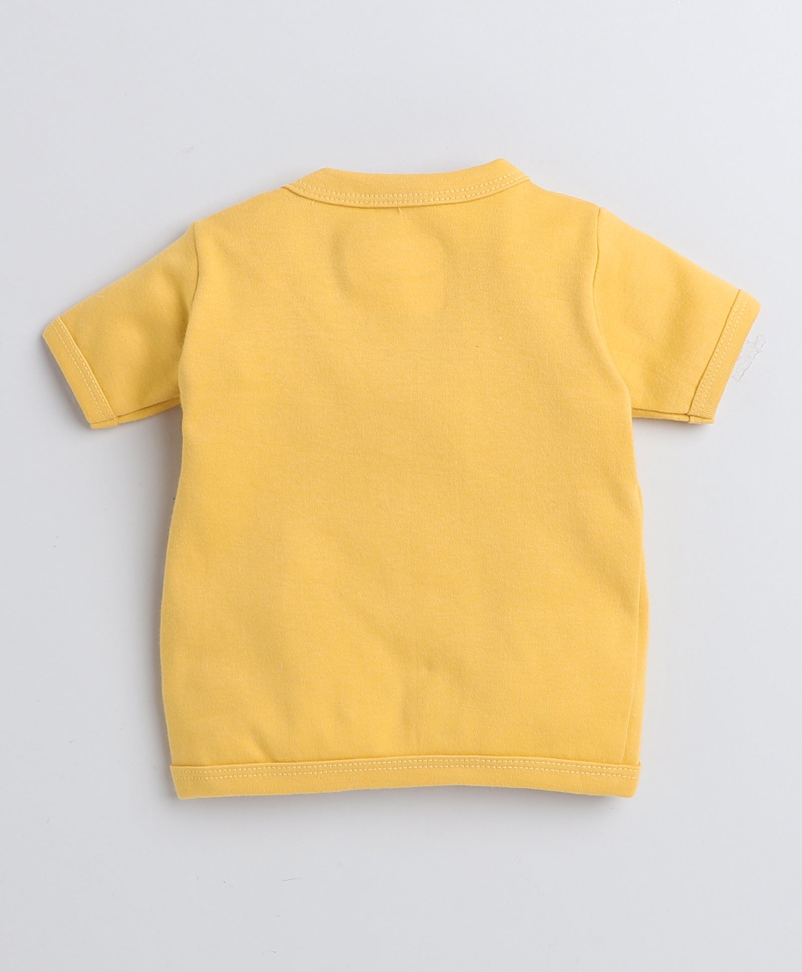 Yellow & White Girls Half Sleeves Jablas Pack Of 3