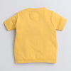 Yellow & White Girls Half Sleeves Jablas Pack Of 3