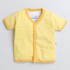 Yellow & White Girls Half Sleeves Jablas Pack Of 3