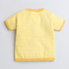 Yellow & White Girls Half Sleeves Jablas Pack Of 3