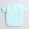 Green & White Girls Half Sleeves Jablas Pack Of 3