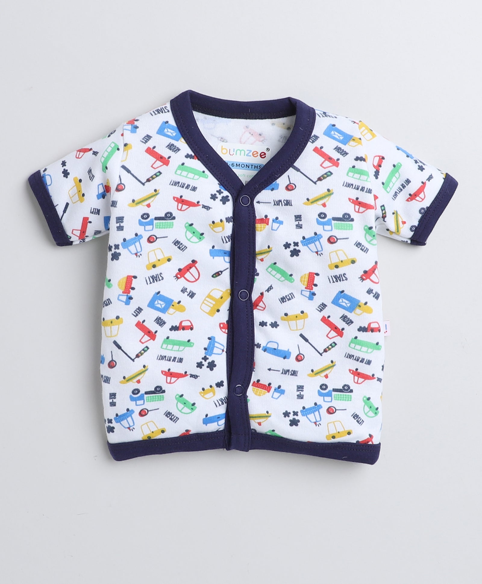 Navy & Multi Boys Half Sleeves Jablas Pack Of 3