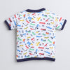 Navy & Multi Boys Half Sleeves Jablas Pack Of 3
