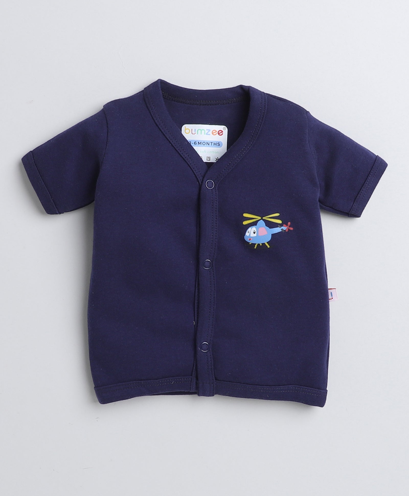 Navy & Multi Boys Half Sleeves Jablas Pack Of 3