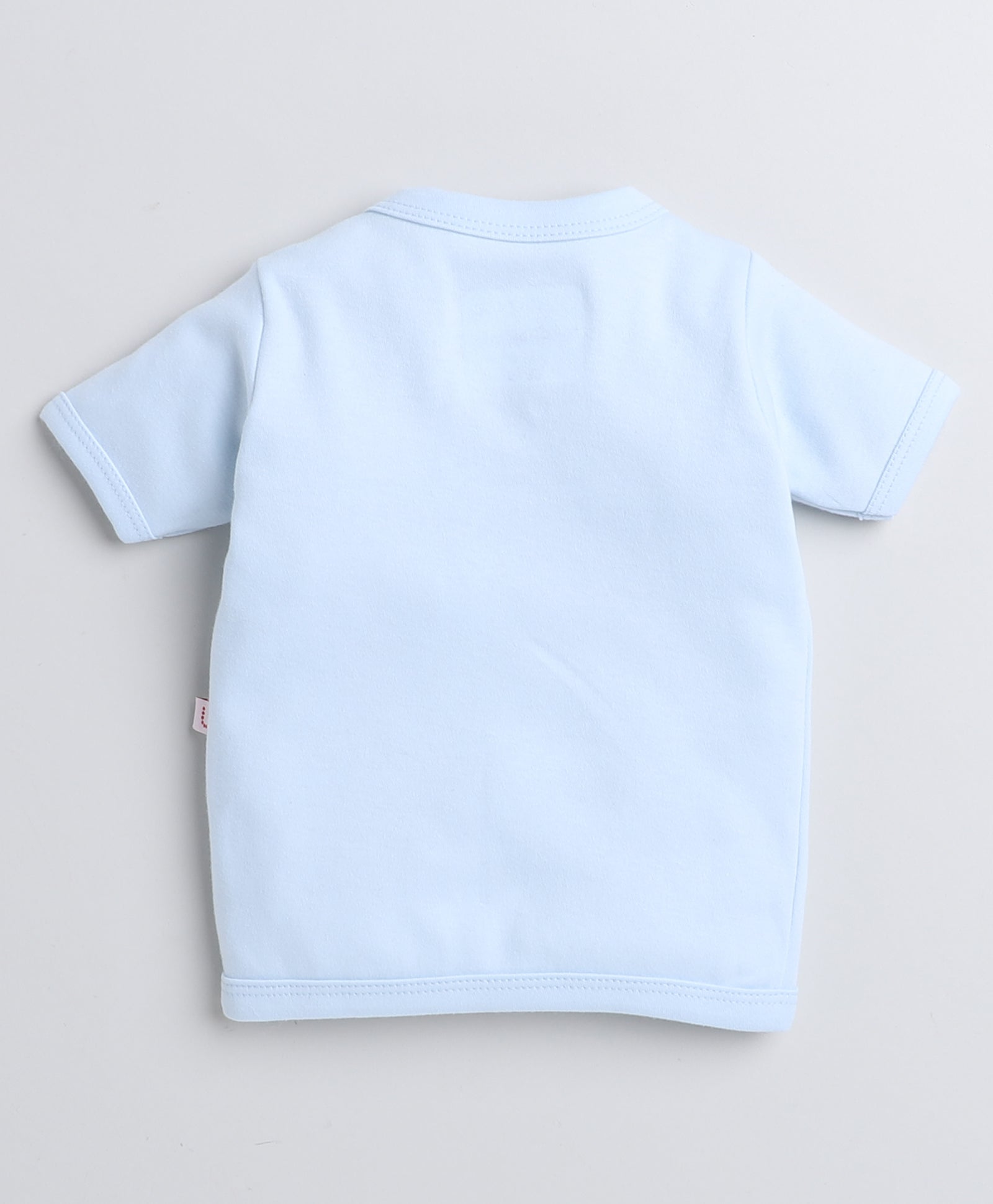 Blue & White Girls Half Sleeves Jablas Pack Of 3