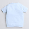 Blue & White Girls Half Sleeves Jablas Pack Of 3