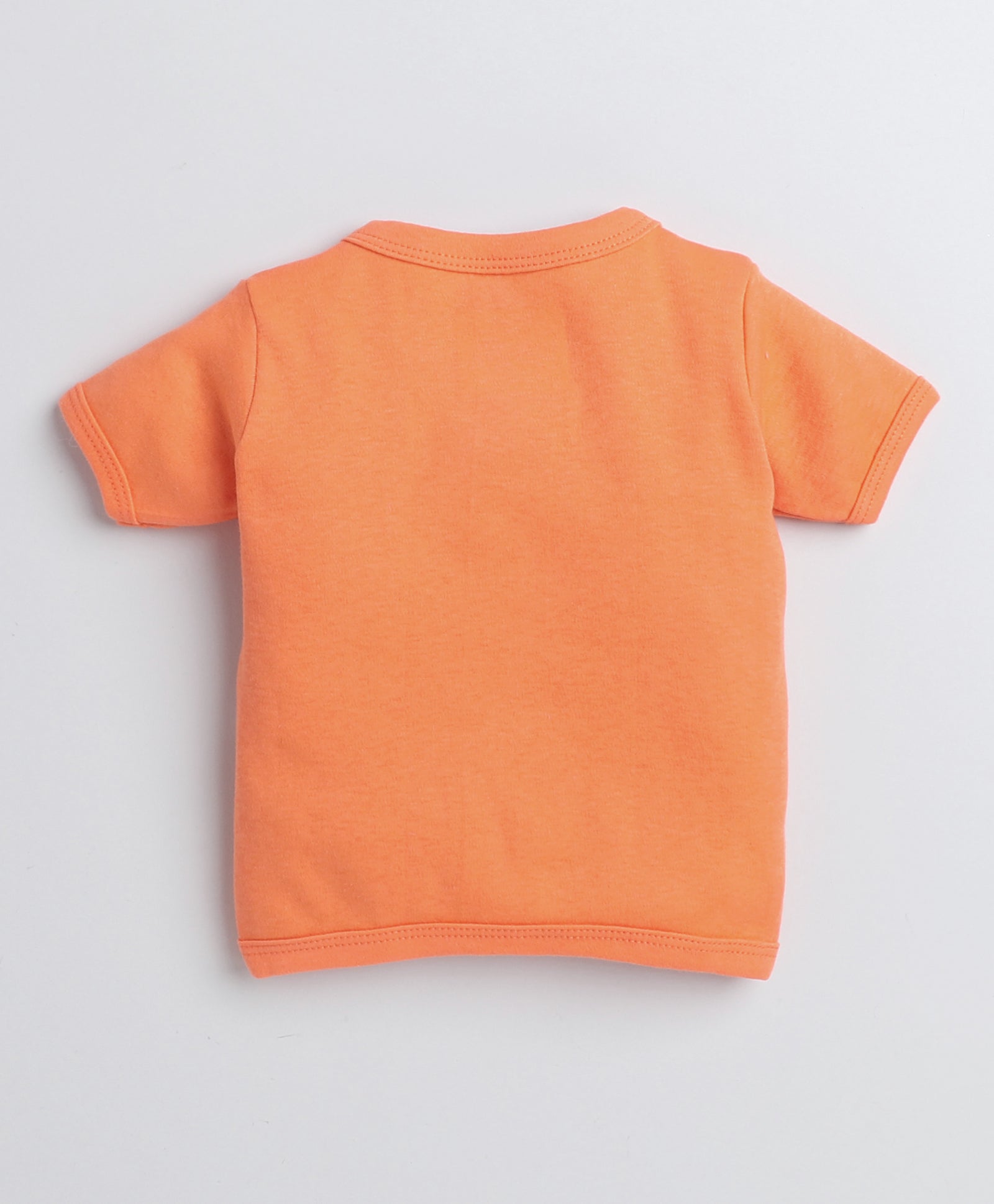 Orange & White Boys Half Sleeves Jablas Pack Of 3