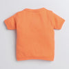 Orange & White Boys Half Sleeves Jablas Pack Of 3