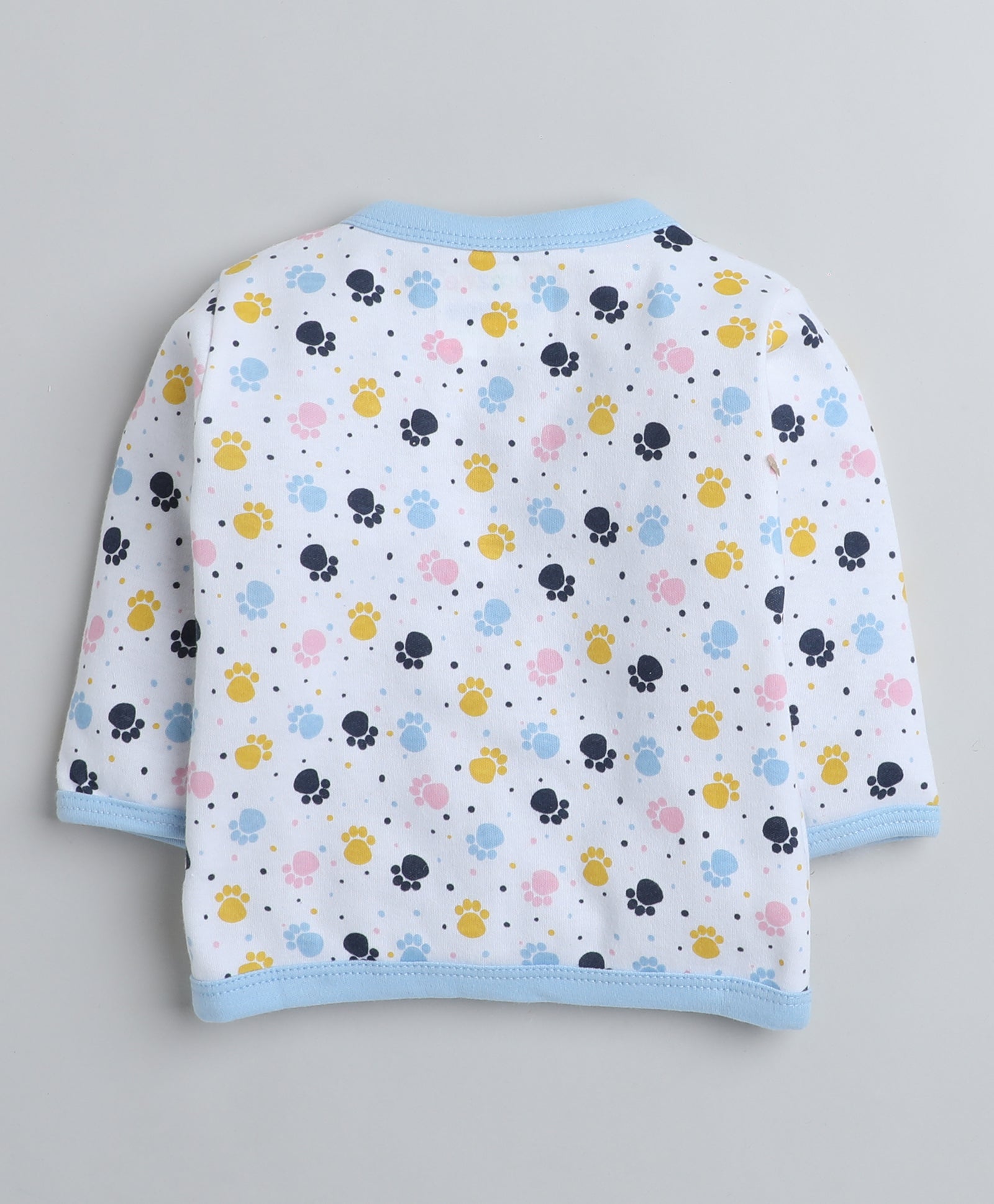 Blue & White Girls Full Sleeves Jablas Pack Of 3