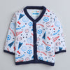 Navy & White Boys Full Sleeves Jablas Pack Of 3