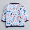Navy & White Boys Full Sleeves Jablas Pack Of 3