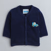 Navy & White Boys Full Sleeves Jablas Pack Of 3