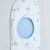 Boys 100% Cotton Animal Monkey Cap - Sky Blue
