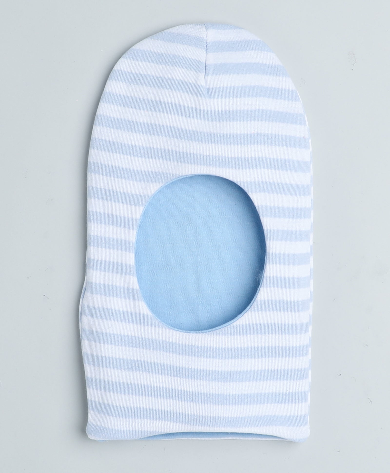 Boys 100% Cotton Animal Monkey Cap - Sky Blue