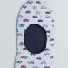 Boys 100% Cotton Graphic Monkey Cap - Navy Blue