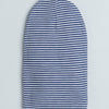 Boys 100% Cotton Graphic Monkey Cap - Navy Blue