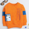 Boys 100% Cotton NA Sweatshirt - Orange