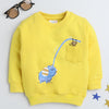 Boys 100% Cotton NA Sweatshirt - Yellow