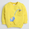 Boys 100% Cotton NA Sweatshirt - Yellow