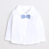 Boys 100% Cotton NA Formal Set - Sky Blue & White