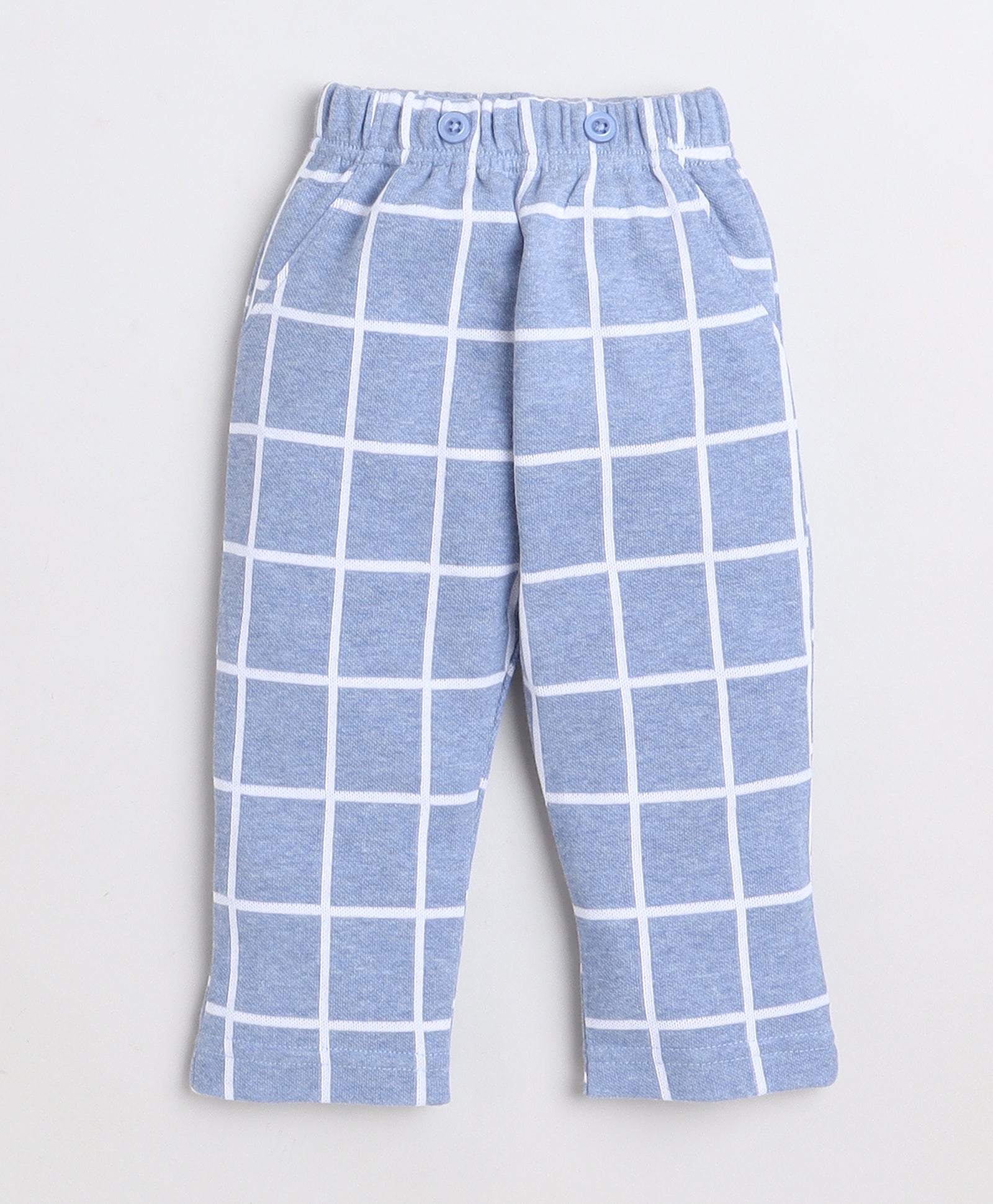 Boys 100% Cotton NA Formal Set - Sky Blue & White