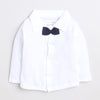 Boys 100% Cotton NA Formal Set - Navy & White