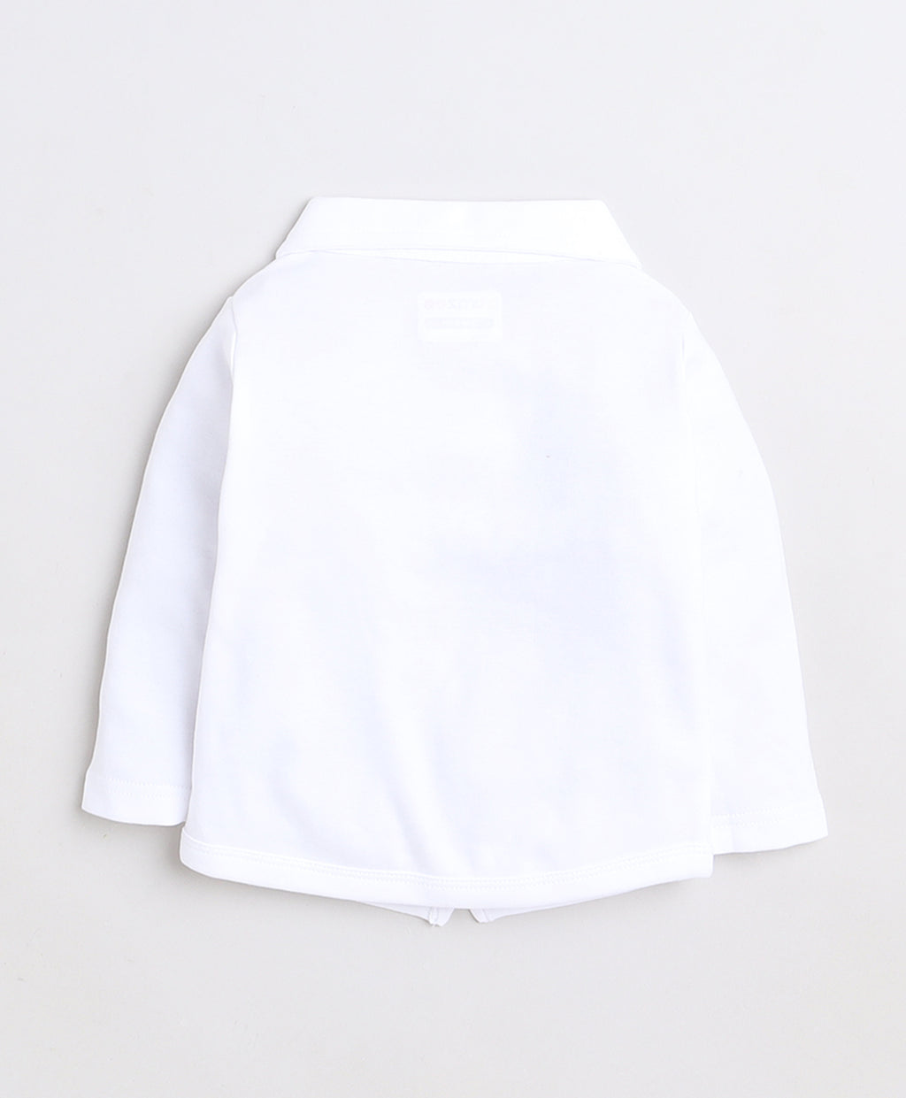 Bumzee Navy & White Formal Set, Full Sleeves, 100% Cotton