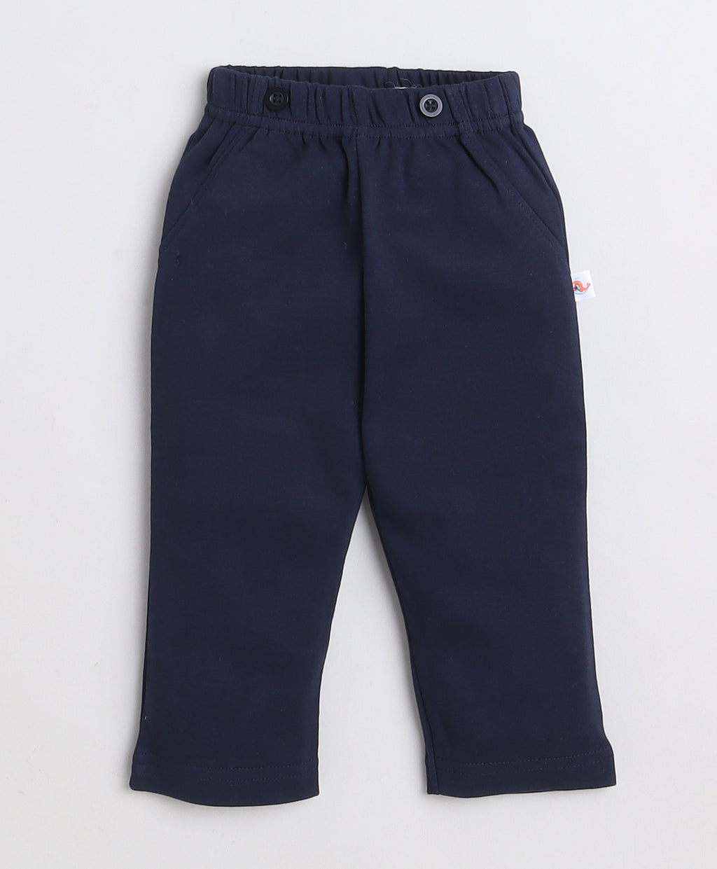 Bumzee Navy & White Formal Set, Full Sleeves, 100% Cotton