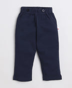 Bumzee Navy & White Formal Set, Full Sleeves, 100% Cotton