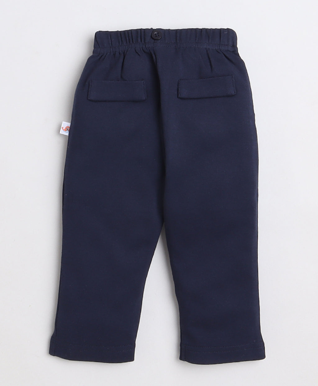 Bumzee Navy & White Formal Set, Full Sleeves, 100% Cotton