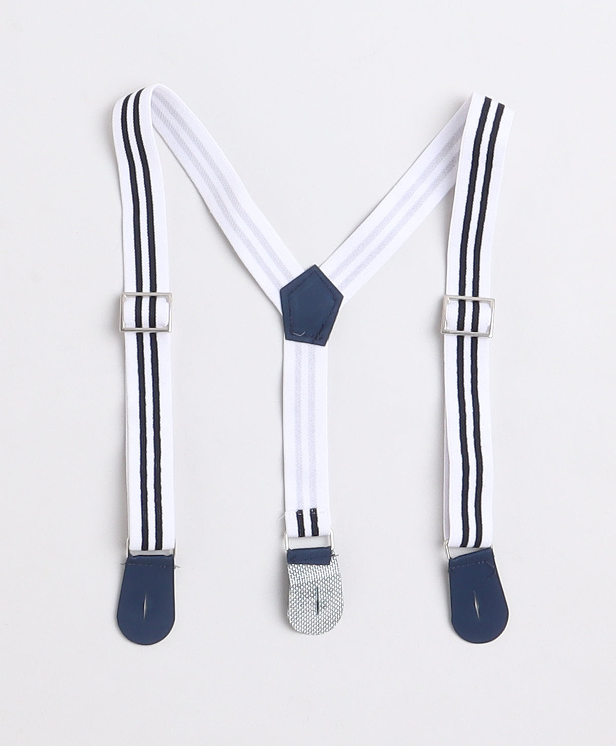 Bumzee Navy & White Formal Set, Full Sleeves, 100% Cotton