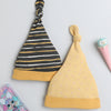 Boys 100% Cotton NA Cap - Mustard & Grey