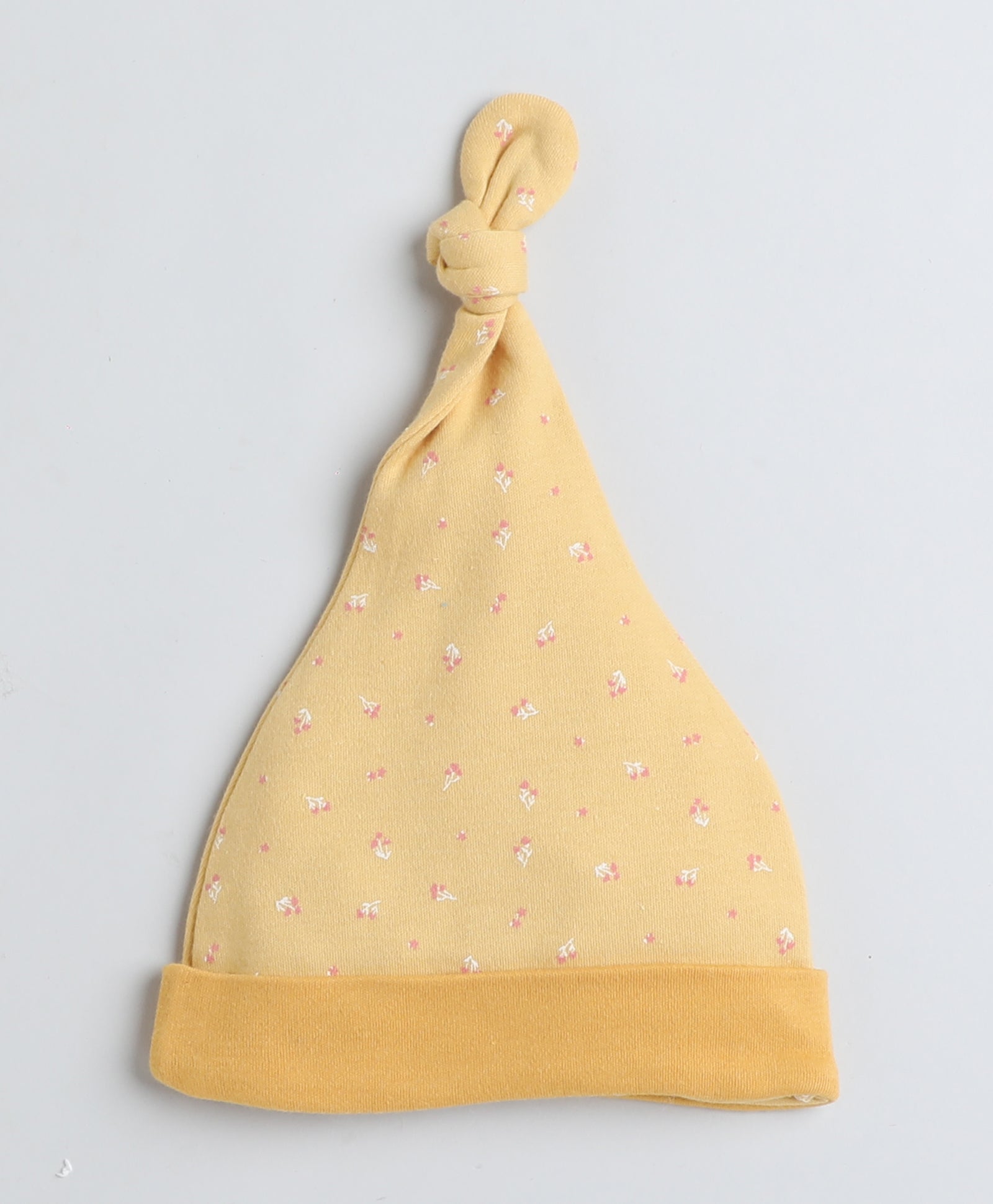Boys 100% Cotton NA Cap - Mustard & Grey