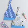 Boys 100% Cotton NA Cap - Royal Blue & Grey