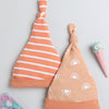 Girls 100% Cotton NA Cap - Orange