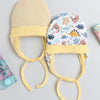 Boys 100% Cotton NA Cap - Yellow & White