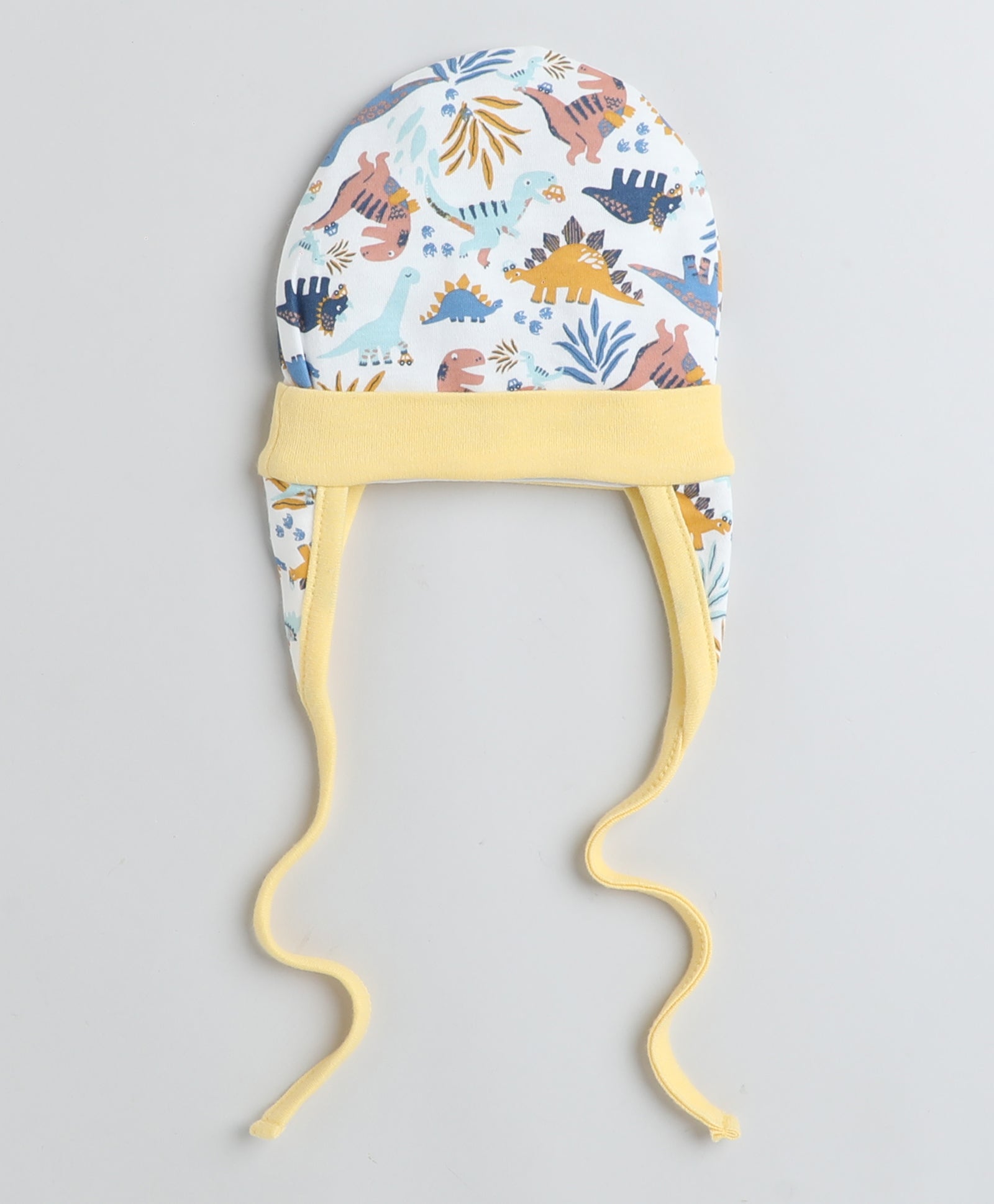 Boys 100% Cotton NA Cap - Yellow & White