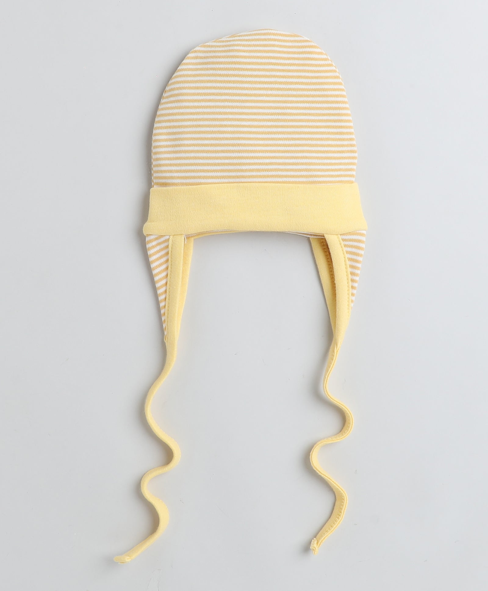 Boys 100% Cotton NA Cap - Yellow & White